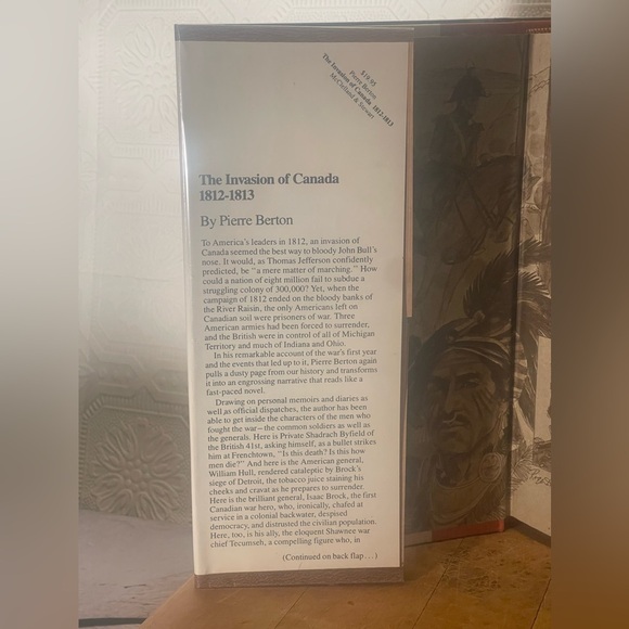 Pierre Berton The Invasion of Canada & Flames Across the Border 1980/1981 HC DJ - Picture 4 of 15